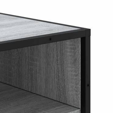 Ράφι παπουτσιών vidaXL Γκρι Sonoma 48x38x97,5cm Κατασκευασμένο ξύλο