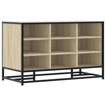 Πάγκος παπουτσιών vidaXL Sonoma Oak 84x40x53,5cm