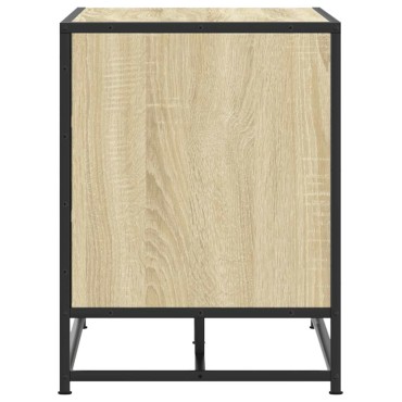 Πάγκος παπουτσιών vidaXL Sonoma Oak 84x40x53,5cm