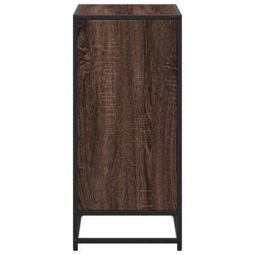 vidaXL Ντουλάπι βιβλίων καφέ δρυς 60x35x76cm Ξύλινο μηχανουργικό ξύλο 1 τεμ.
