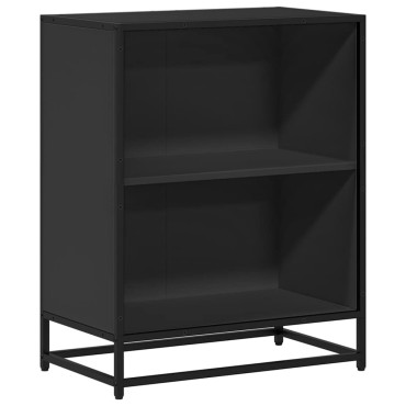 ντουλάπι βιβλίων vidaXL Μαύρο 60x35x76cm Κατασκευασμένο ξύλο