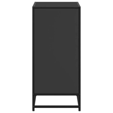 ντουλάπι βιβλίων vidaXL Μαύρο 60x35x76cm Κατασκευασμένο ξύλο