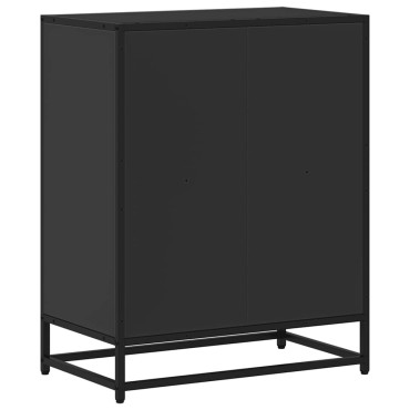 ντουλάπι βιβλίων vidaXL Μαύρο 60x35x76cm Κατασκευασμένο ξύλο