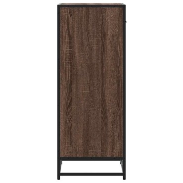 vidaXL Ράφι παπουτσιών καφέ δρυς 48x38x97,5cm Κατασκευασμένο ξύλο