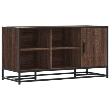 vidaXL Πάγκος παπουτσιών καφέ δρυς 100x40x53,5cm 1 τεμ.
