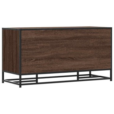 vidaXL Πάγκος παπουτσιών καφέ δρυς 100x40x53,5cm 1 τεμ.