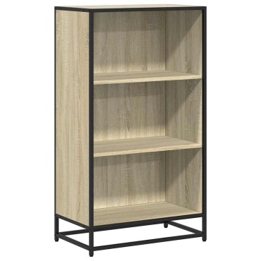 vidaXL Ντουλάπι βιβλίων Sonoma Oak 60x35x107,5cm Κατασκευασμένο ξύλο 1 τεμ.