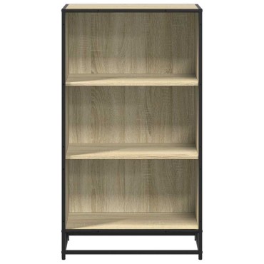 vidaXL Ντουλάπι βιβλίων Sonoma Oak 60x35x107,5cm Κατασκευασμένο ξύλο 1 τεμ.