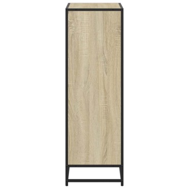vidaXL Ντουλάπι βιβλίων Sonoma Oak 60x35x107,5cm Κατασκευασμένο ξύλο 1 τεμ.