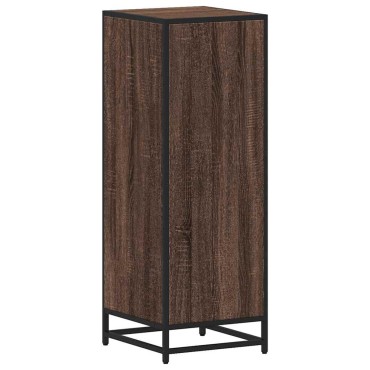 vidaXL Ντουλάπι μπάνιου καφέ δρυς 35x37,5x100cm