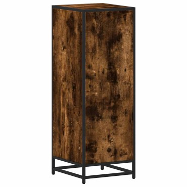 vidaXL Ντουλάπι μπάνιου καπνιστή βελανιδιά 35x37,5x100cm