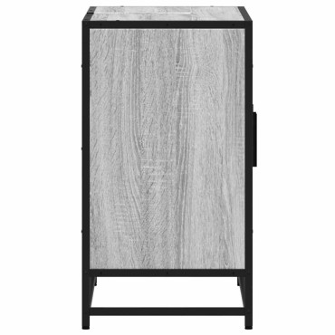 vidaXL Ντουλάπι νιπτήρα μπάνιου γκρι Sonoma 90x33x60cm