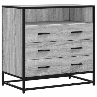 vidaXL Συρταριέρα Γκρι sonoma 70x41x70cm από Επεξεργασμένο Ξύλο 1 τεμ.