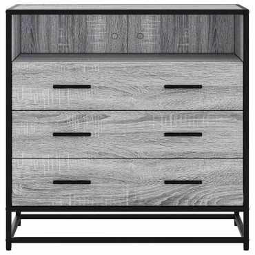 vidaXL Συρταριέρα Γκρι sonoma 70x41x70cm από Επεξεργασμένο Ξύλο 1 τεμ.