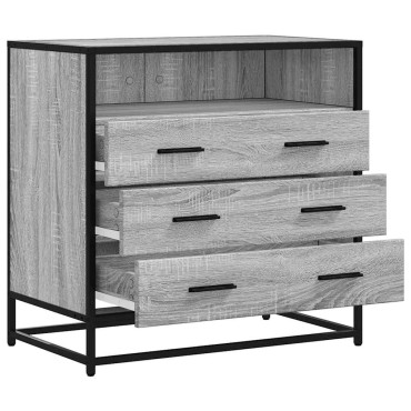 vidaXL Συρταριέρα Γκρι sonoma 70x41x70cm από Επεξεργασμένο Ξύλο 1 τεμ.