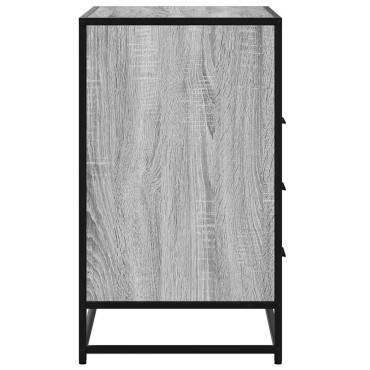 vidaXL Συρταριέρα Γκρι sonoma 70x41x70cm από Επεξεργασμένο Ξύλο 1 τεμ.