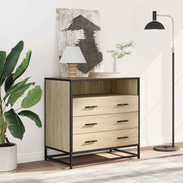 vidaXL Συρταριέρα Sonoma Δρυς 70x41x70cm από Επεξεργασμένο Ξύλο 1 τεμ.