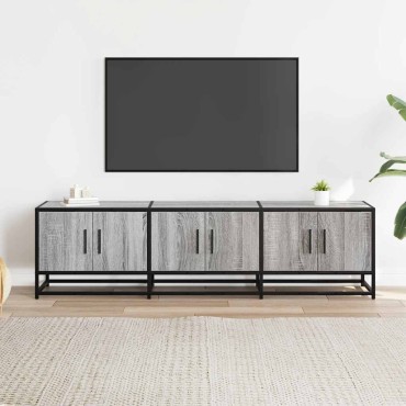vidaXL Έπιπλο Τηλεόρασης Γκρι Sonoma 150x35x41cm Επεξ. Ξύλο