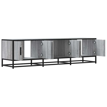 vidaXL Έπιπλο Τηλεόρασης Γκρι Sonoma 150x35x41cm Επεξ. Ξύλο