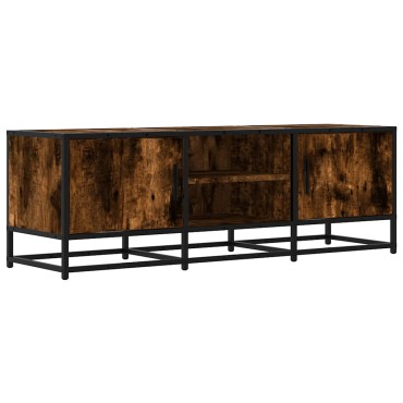 ντουλάπι τηλεόρασης vidaXL Καπνιστή δρυς 120x35x41cm