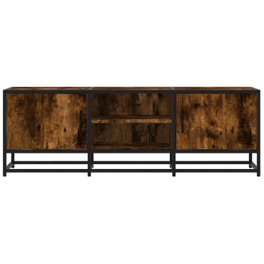 ντουλάπι τηλεόρασης vidaXL Καπνιστή δρυς 120x35x41cm