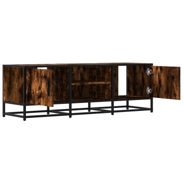 ντουλάπι τηλεόρασης vidaXL Καπνιστή δρυς 120x35x41cm