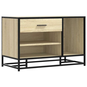 Πάγκος παπουτσιών vidaXL Sonoma Oak 80x40x53,5cm
