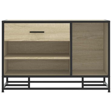 Πάγκος παπουτσιών vidaXL Sonoma Oak 80x40x53,5cm