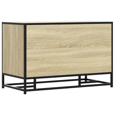 Πάγκος παπουτσιών vidaXL Sonoma Oak 80x40x53,5cm