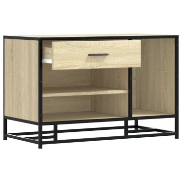 Πάγκος παπουτσιών vidaXL Sonoma Oak 80x40x53,5cm