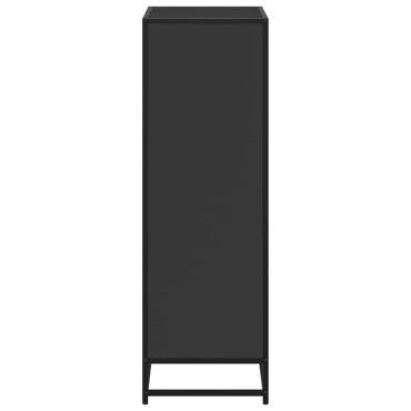 ντουλάπι βιβλίων vidaXL Μαύρο 60x35x107,5cm Κατασκευασμένο ξύλο
