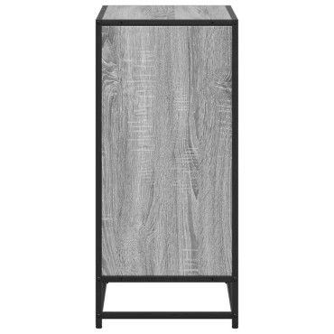 ντουλάπι βιβλίων vidaXL Γκρι Sonoma 60x35x76cm Κατασκευασμένο ξύλο