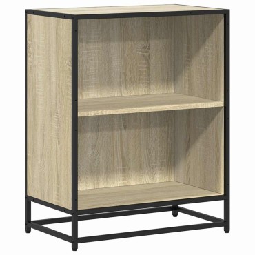 vidaXL Ντουλάπι βιβλίων Sonoma Oak 60x35x76cm Κατασκευασμένο ξύλο 1 τεμ.