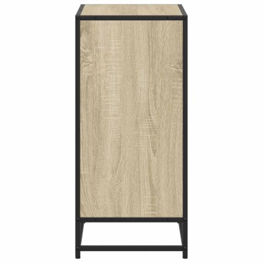 vidaXL Ντουλάπι βιβλίων Sonoma Oak 60x35x76cm Κατασκευασμένο ξύλο 1 τεμ.