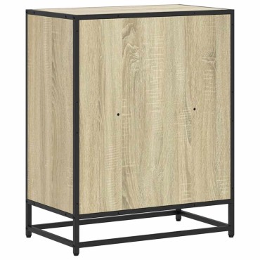 vidaXL Ντουλάπι βιβλίων Sonoma Oak 60x35x76cm Κατασκευασμένο ξύλο 1 τεμ.