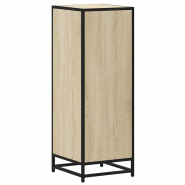 vidaXL Ντουλάπι μπάνιου Sonoma Oak 35x37,5x100cm Κατασκευασμένο ξύλο