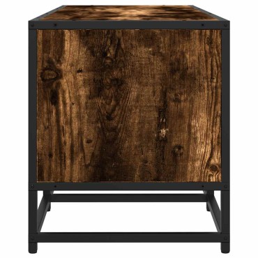 vidaXL Έπιπλο Τηλεόρασης Καπνιστή Δρυς 160x35x41cm Επεξ. Ξύλο/Μέταλλο