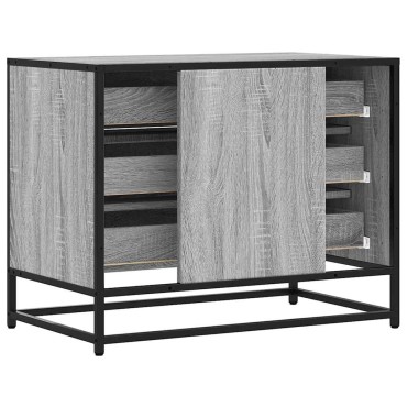 vidaXL Ντουλάπι συρταριών Γκρι Sonoma 70x41x56cm Ξύλινη κατασκευή 1 τεμ.