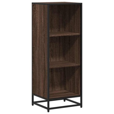 vidaXL Ντουλάπι βιβλίων καφέ δρυς 40x35x107,5cm Κατασκευασμένο ξύλο 1 τεμ.