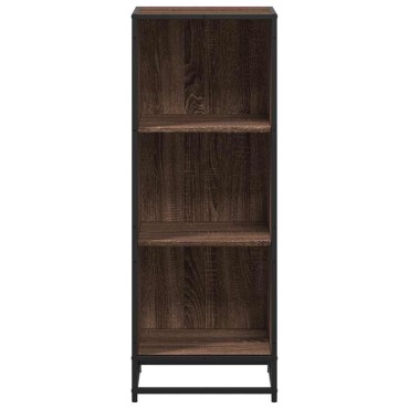 vidaXL Ντουλάπι βιβλίων καφέ δρυς 40x35x107,5cm Κατασκευασμένο ξύλο 1 τεμ.