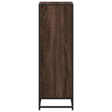 vidaXL Ντουλάπι βιβλίων καφέ δρυς 40x35x107,5cm Κατασκευασμένο ξύλο 1 τεμ.