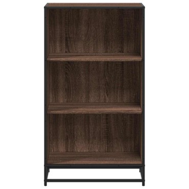 vidaXL Ντουλάπι βιβλίων καφέ δρυς 60x35x107,5cm Κατασκευασμένο ξύλο 1 τεμ.