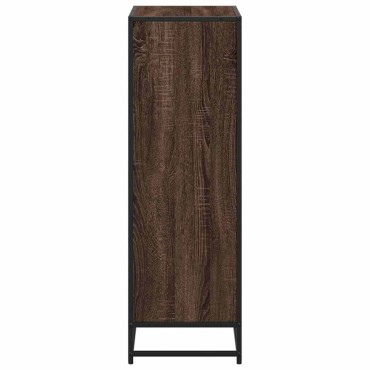 vidaXL Ντουλάπι βιβλίων καφέ δρυς 60x35x107,5cm Κατασκευασμένο ξύλο 1 τεμ.