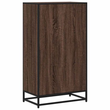 vidaXL Ντουλάπι βιβλίων καφέ δρυς 60x35x107,5cm Κατασκευασμένο ξύλο 1 τεμ.