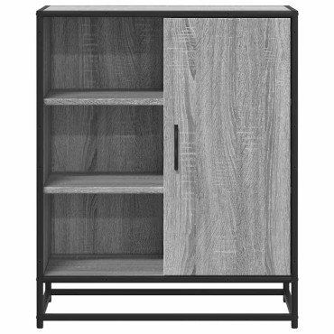 vidaXL Sideboard Grey Sonoma 62x35x76cm Ξύλινο μηχανουργικό ξύλο 1 τεμ.