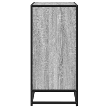 vidaXL Sideboard Grey Sonoma 62x35x76cm Ξύλινο μηχανουργικό ξύλο 1 τεμ.