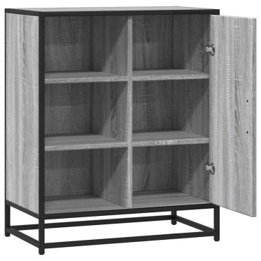 vidaXL Sideboard Grey Sonoma 62x35x76cm Ξύλινο μηχανουργικό ξύλο 1 τεμ.