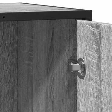 vidaXL Sideboard Grey Sonoma 62x35x76cm Ξύλινο μηχανουργικό ξύλο 1 τεμ.