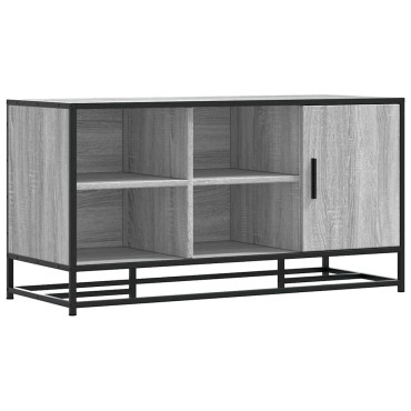 vidaXL Παπουτσοθήκη Γκρι Sonoma 102x35x55cm από Επεξεργασμένο Ξύλο 1 τεμ.
