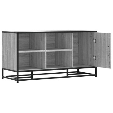 vidaXL Παπουτσοθήκη Γκρι Sonoma 102x35x55cm από Επεξεργασμένο Ξύλο 1 τεμ.